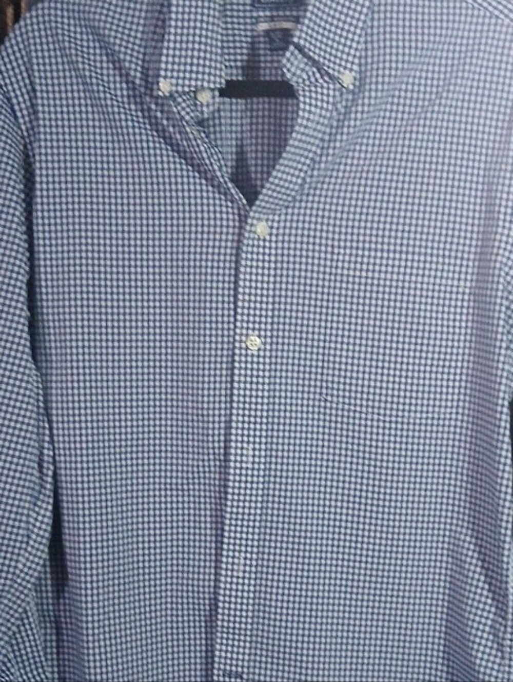 crown & ivy Blue Gingham Button-Down Shirt